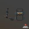 Death squad Shield and sapper shovel