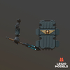 Death squad Shield and power maul
