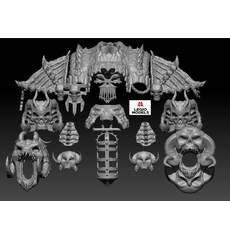 Skull Blood Armour Kit