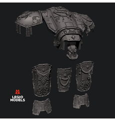 mini knight white nomads armour ornament version