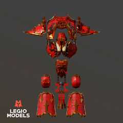 High knight Skull-blood Armour kit eyes version