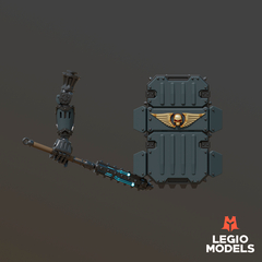 Death squad Shield and power maul