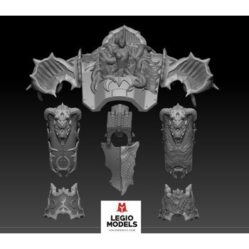 mini knight Boobs Armour kit demonic version