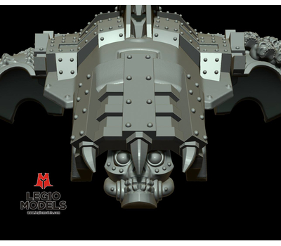 mini knight Skull Blood Armour kit saw version