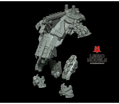 mini knight Skull Blood Armour kit saw version
