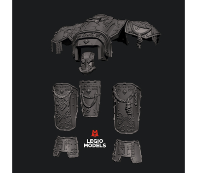 mini knight white nomads armour ornament version