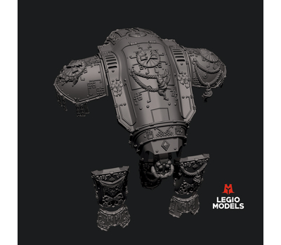 mini knight white nomads armour ornament version
