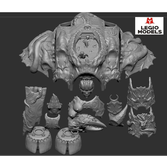 Boob armour kit (includes weapon shields and hooves)