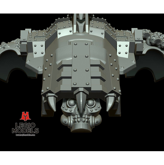 mini knight Skull Blood Armour kit saw version