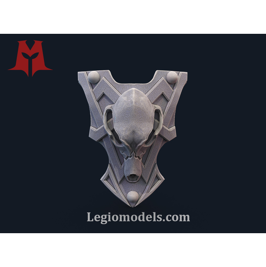 mini knight Wolf Armour kit skull helm Revised version