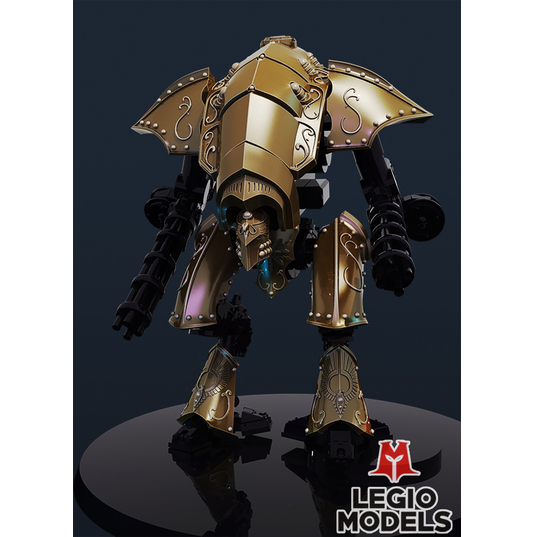 mini knight Gold Armour Kit head version