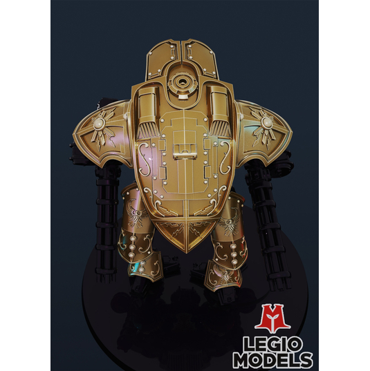 mini knight Gold Armour Kit plate version