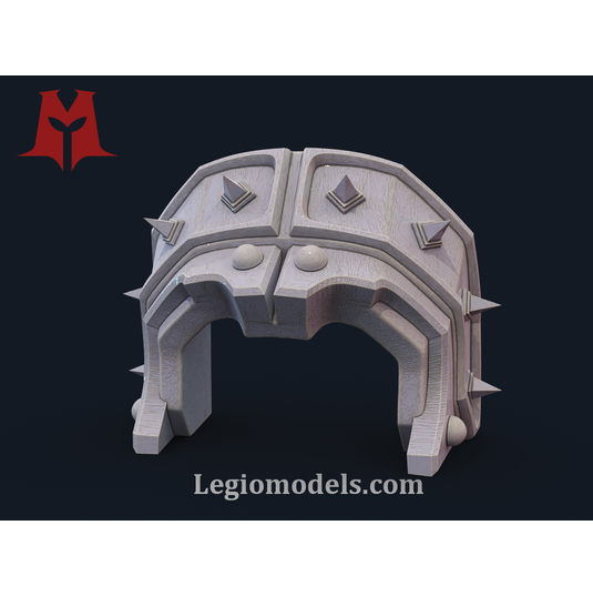 mini knight Wolf Armour kit wolf head Revised version