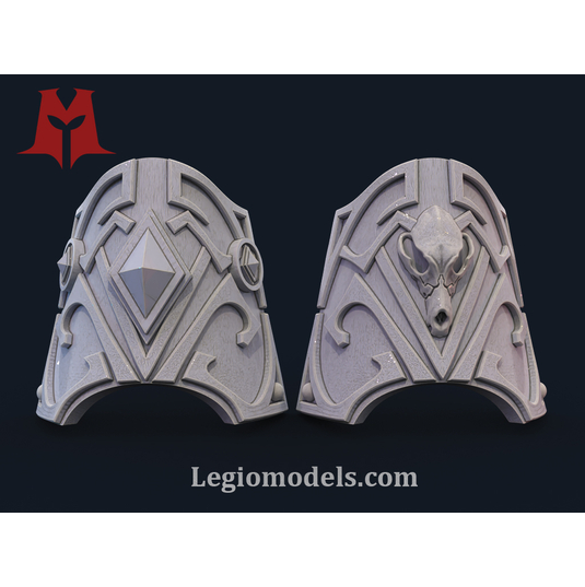 mini knight Wolf Armour kit skull helm Revised version