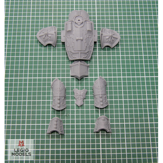 mini knight Gold Armour Kit plate version