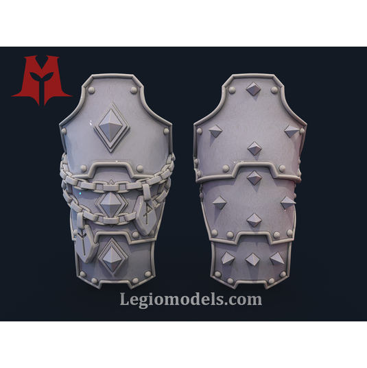 mini knight Wolf Armour kit wolf head Revised version