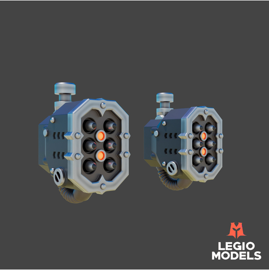 Terrorpulse missile launchers