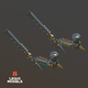 Renegade mini hands swords (pair)